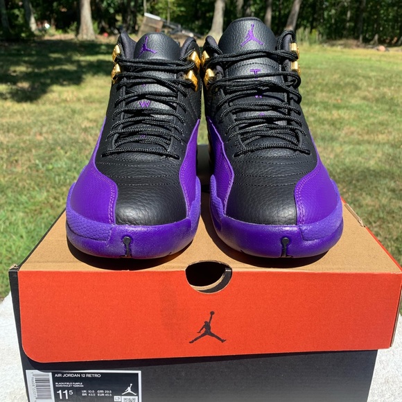Custom Purple Jordan 12 Jordan 12 Field Purple